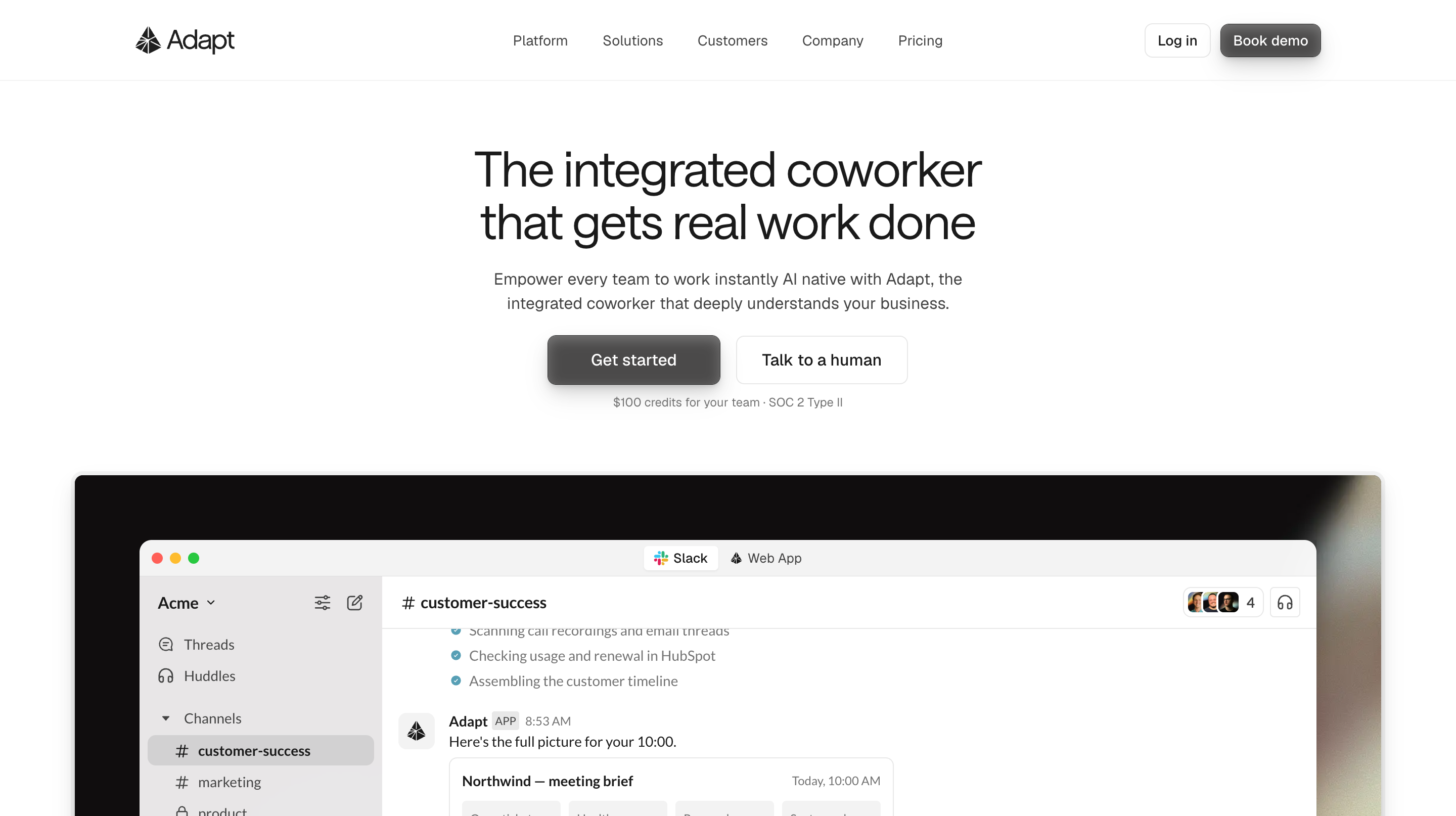 Adapt website